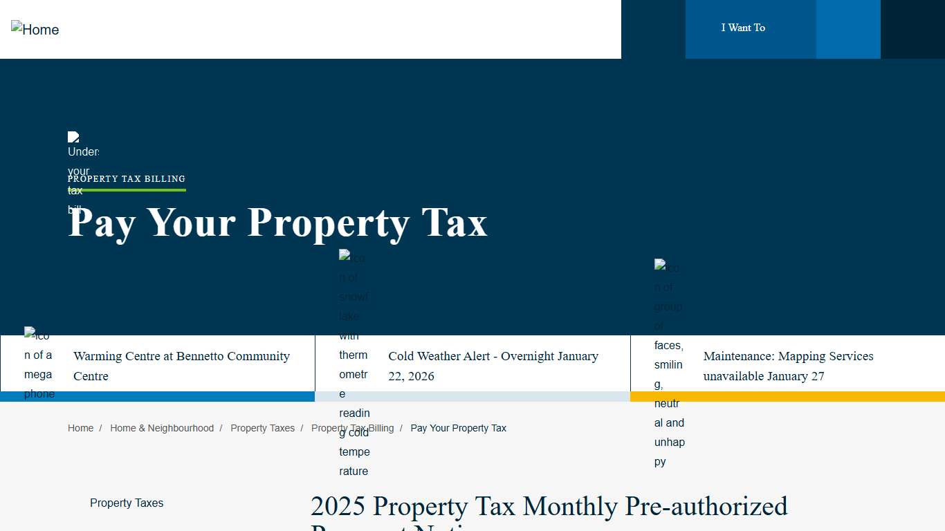 Pay Your Property Tax City of Hamilton